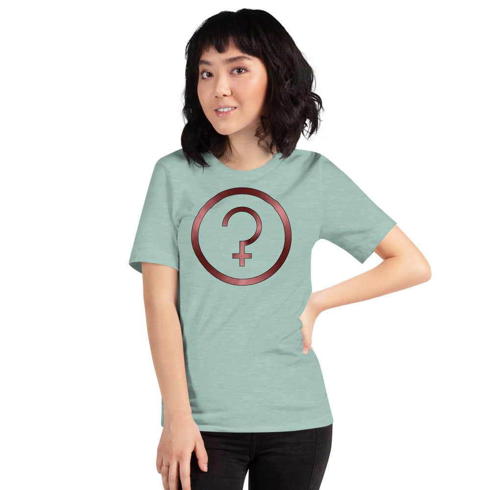 Metallic Zodiac Circle - Crimson Ceres - Short-sleeve unisex t-shirt