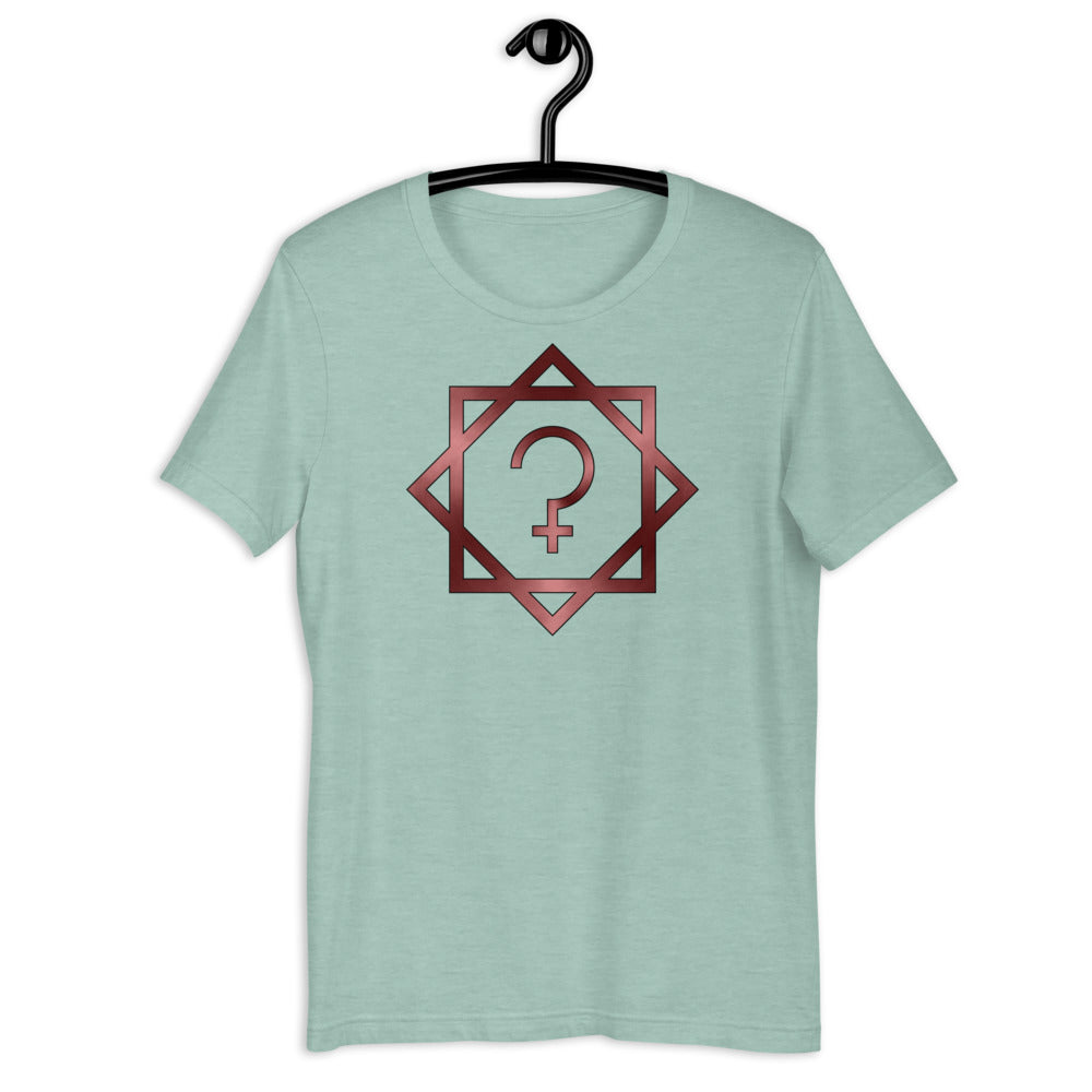 Metallic Zodiac Double-Box - Crimson Ceres - Short-sleeve unisex t-shirt