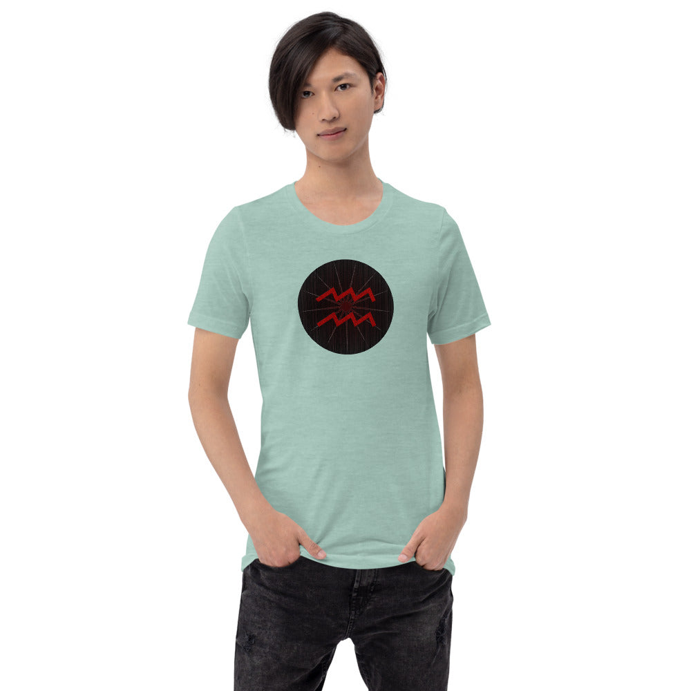 Dark Tredecim - Circle - Aquarius - Short-sleeve unisex t-shirt