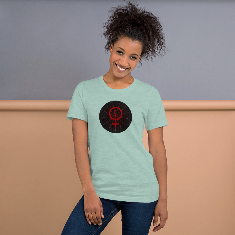 Dark Tredecim - Circle - Divine Feminine - Short-sleeve unisex t-shirt