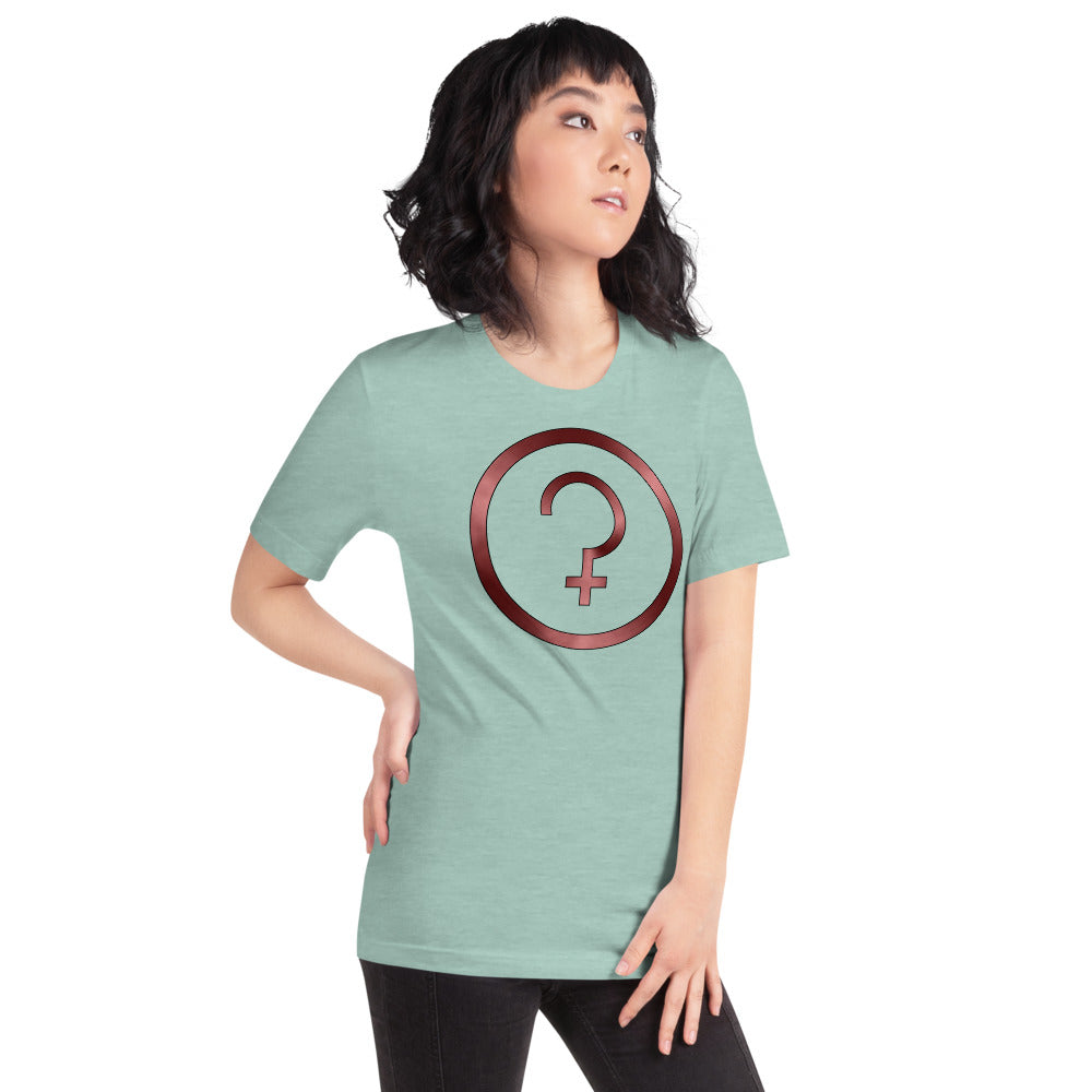 Metallic Zodiac Circle - Crimson Ceres - Short-sleeve unisex t-shirt