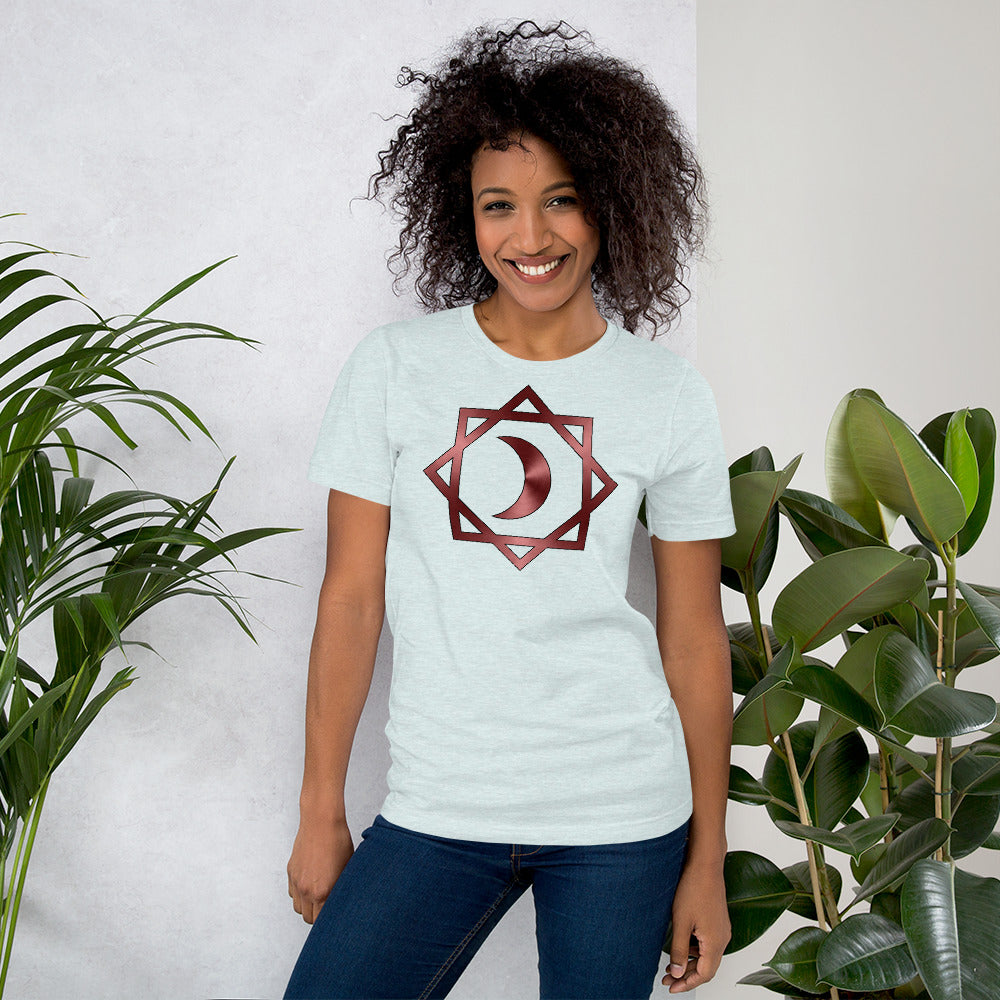 Metallic Zodiac Double-Box - Crimson Moon - Short-sleeve unisex t-shirt