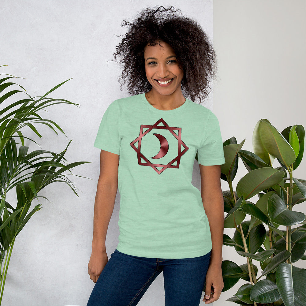 Metallic Zodiac Double-Box - Crimson Moon - Short-sleeve unisex t-shirt