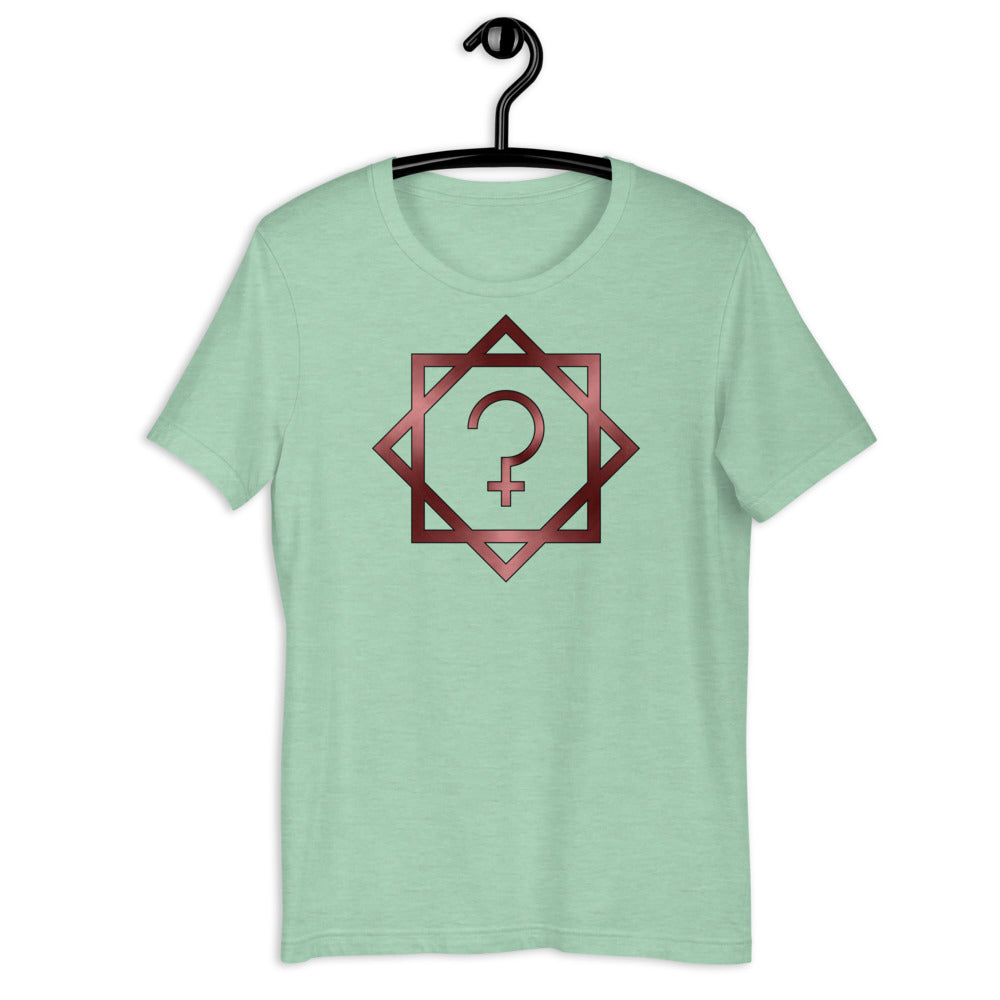 Metallic Zodiac Double-Box - Crimson Ceres - Short-sleeve unisex t-shirt