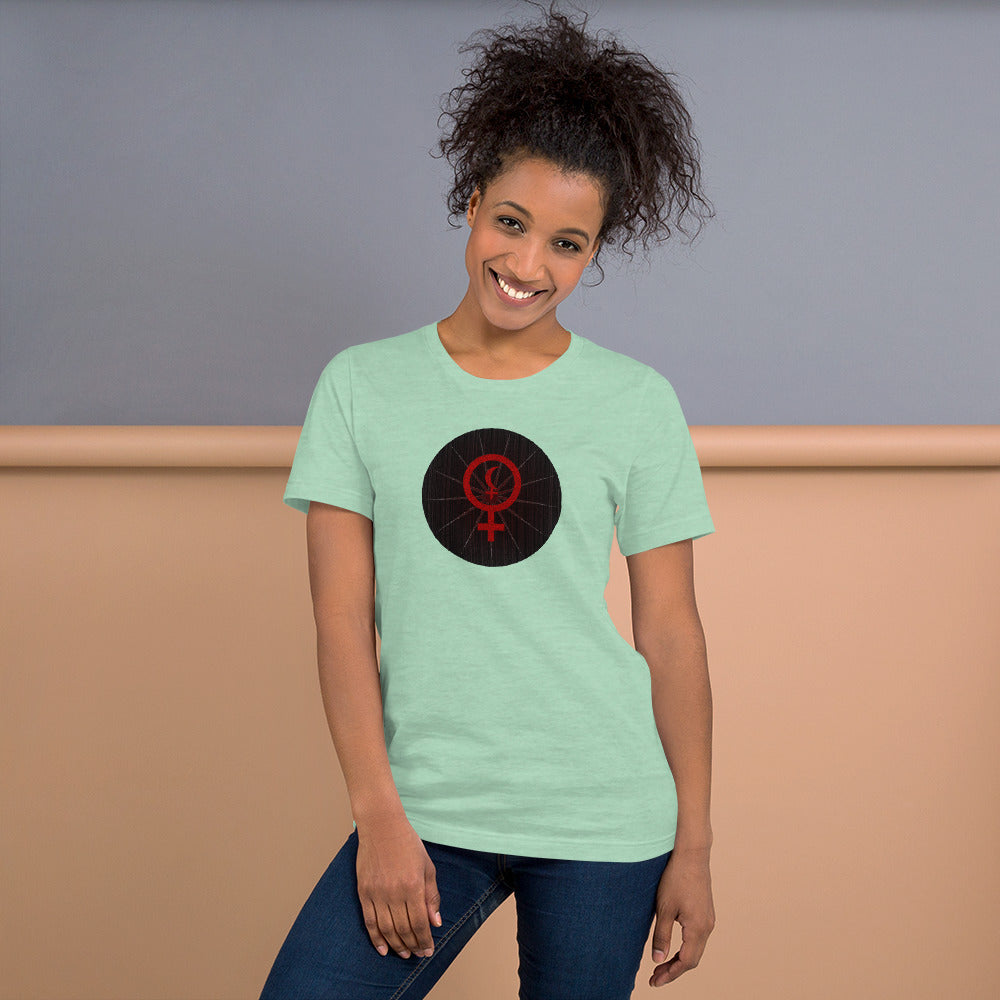 Dark Tredecim - Circle - Divine Feminine - Short-sleeve unisex t-shirt