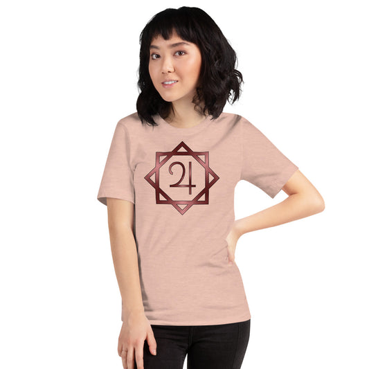 Metallic Zodiac Double-Box - Crimson Jupiter - Short-sleeve unisex t-shirt