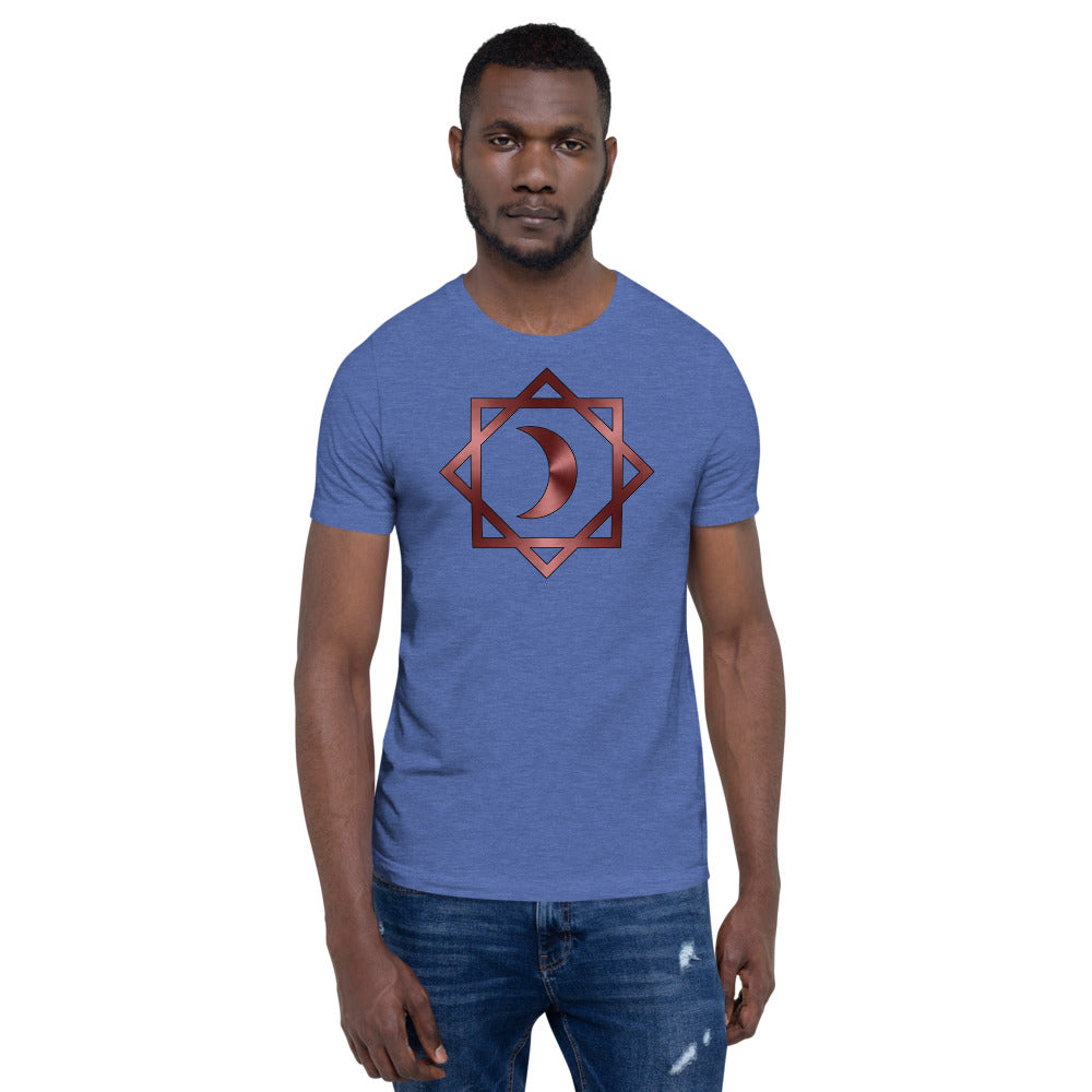 Metallic Zodiac Double-Box - Crimson Moon - Short-sleeve unisex t-shirt