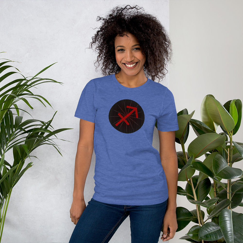 Dark Tredecim - Circle - Sagittarius - Short-sleeve unisex t-shirt