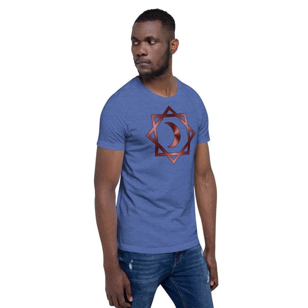 Metallic Zodiac Double-Box - Crimson Moon - Short-sleeve unisex t-shirt