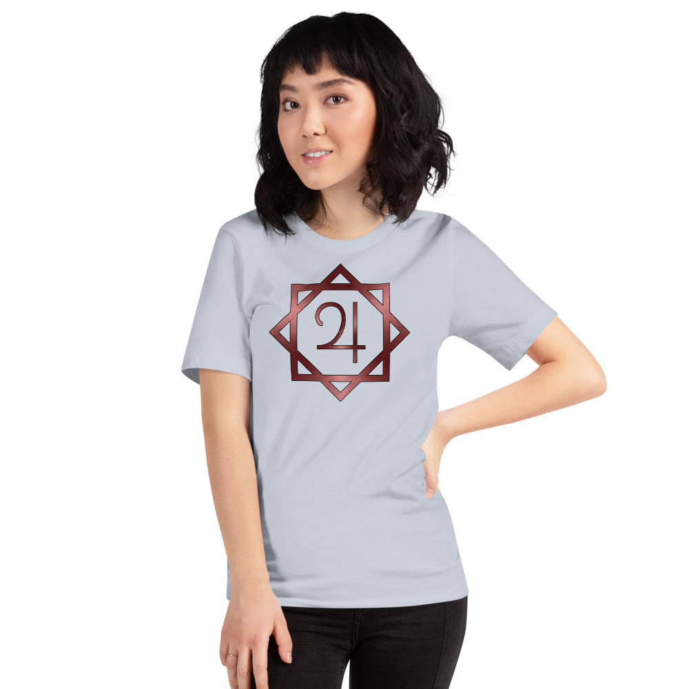 Metallic Zodiac Double-Box - Crimson Jupiter - Short-sleeve unisex t-shirt