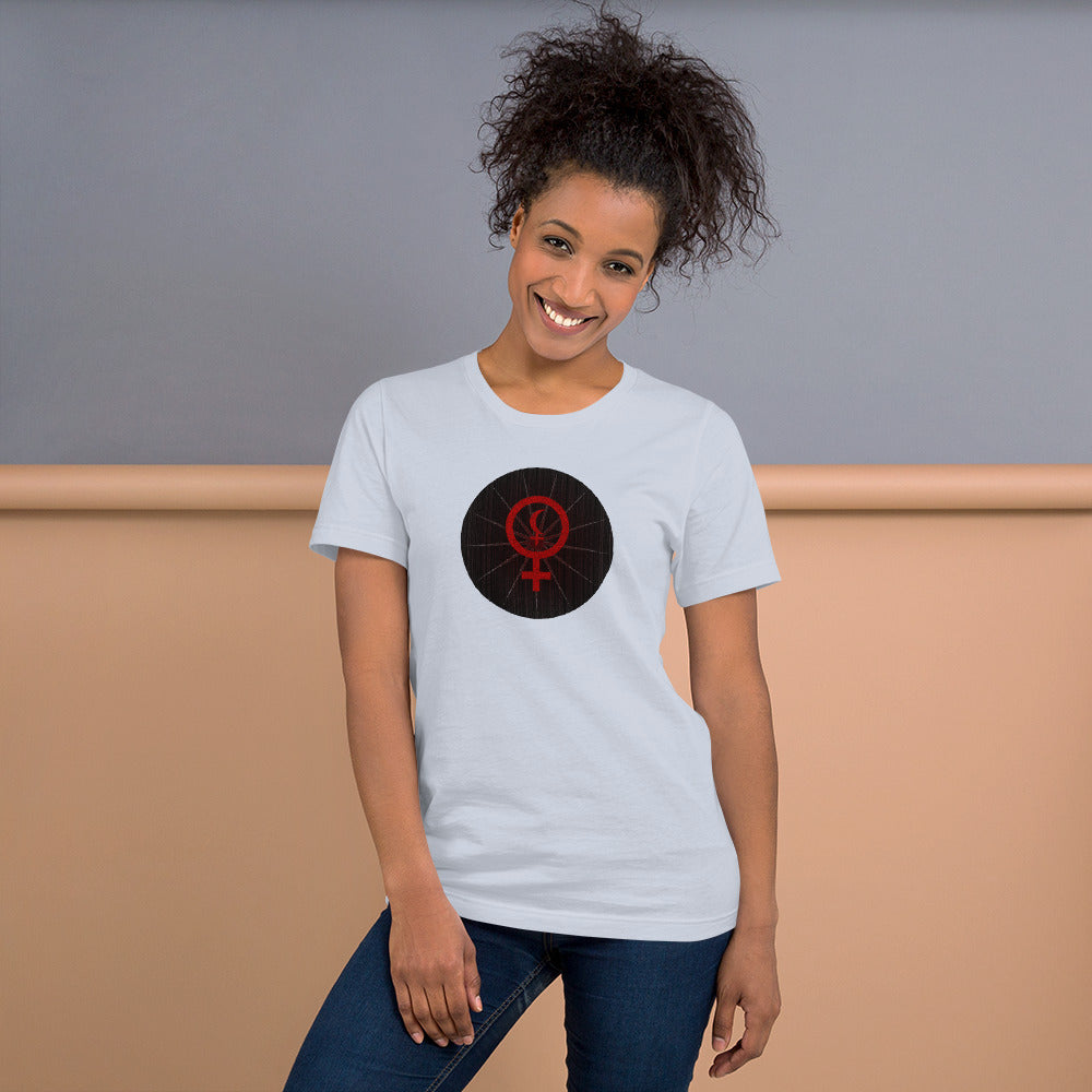 Dark Tredecim - Circle - Divine Feminine - Short-sleeve unisex t-shirt