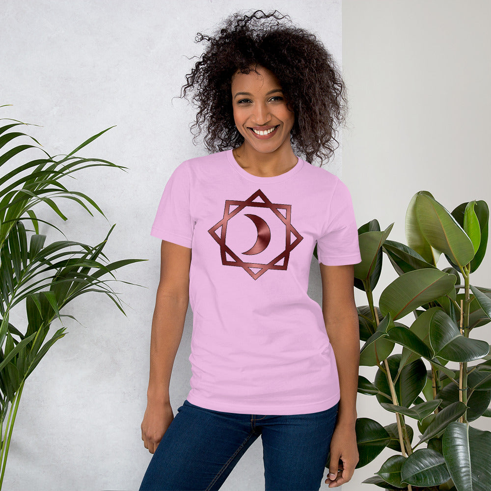 Metallic Zodiac Double-Box - Crimson Moon - Short-sleeve unisex t-shirt