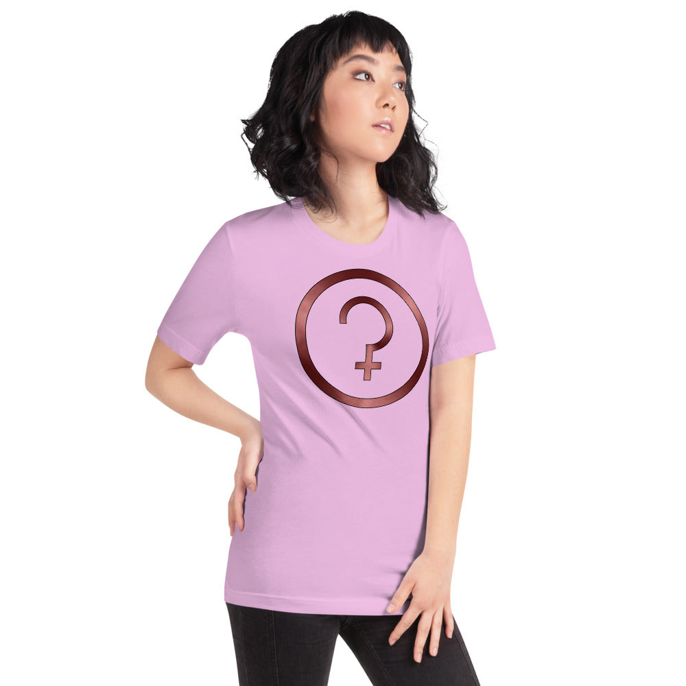 Metallic Zodiac Circle - Crimson Ceres - Short-sleeve unisex t-shirt