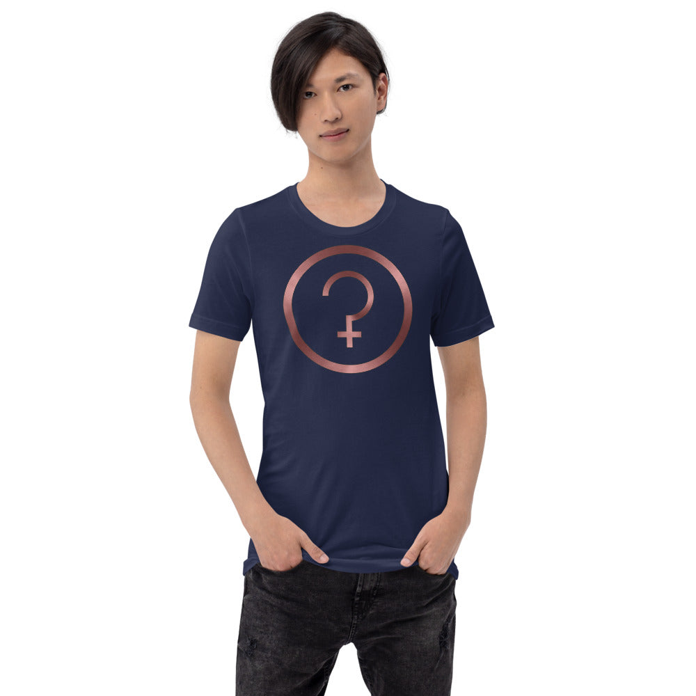 Metallic Zodiac Circle - Crimson Ceres - Short-sleeve unisex t-shirt