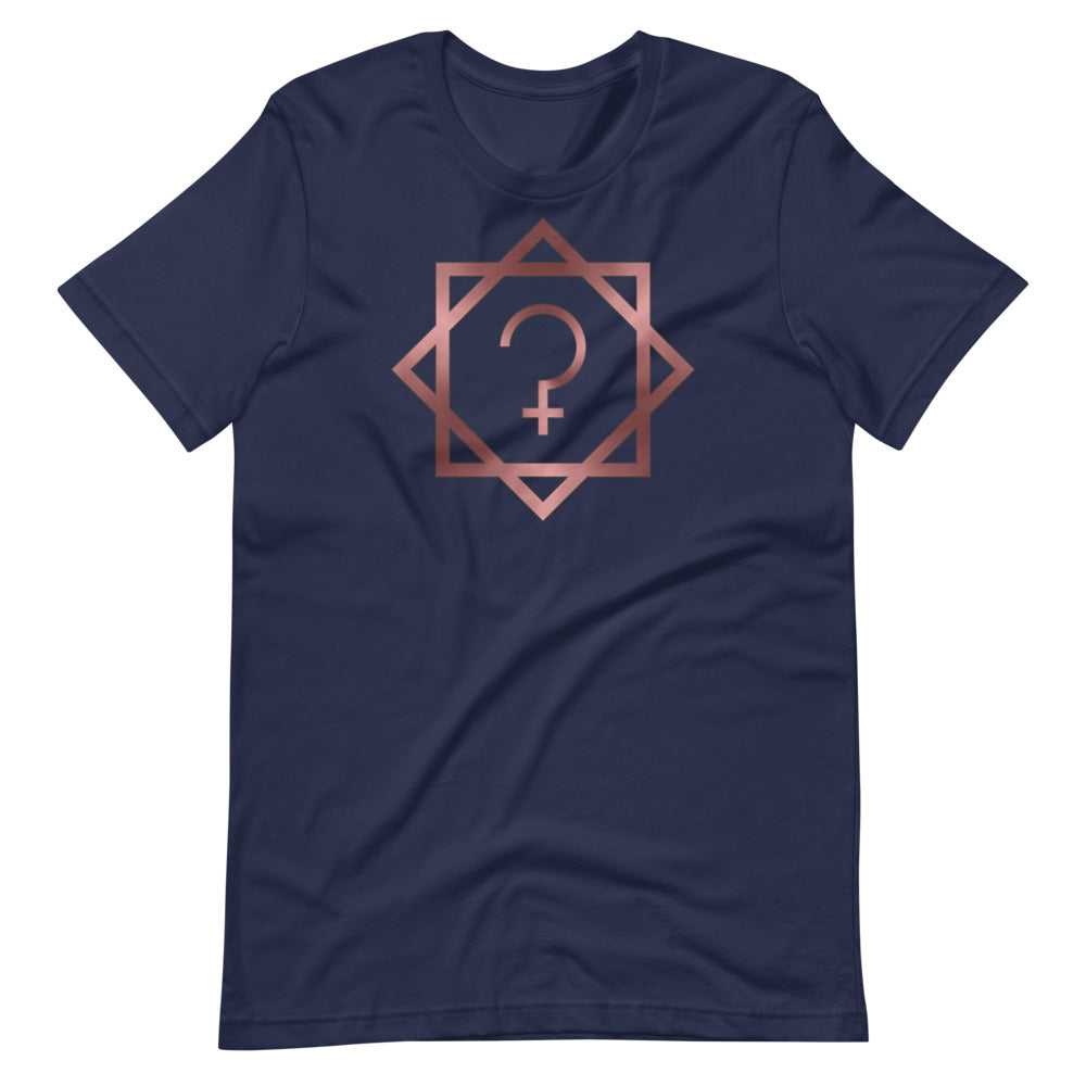 Metallic Zodiac Double-Box - Crimson Ceres - Short-sleeve unisex t-shirt