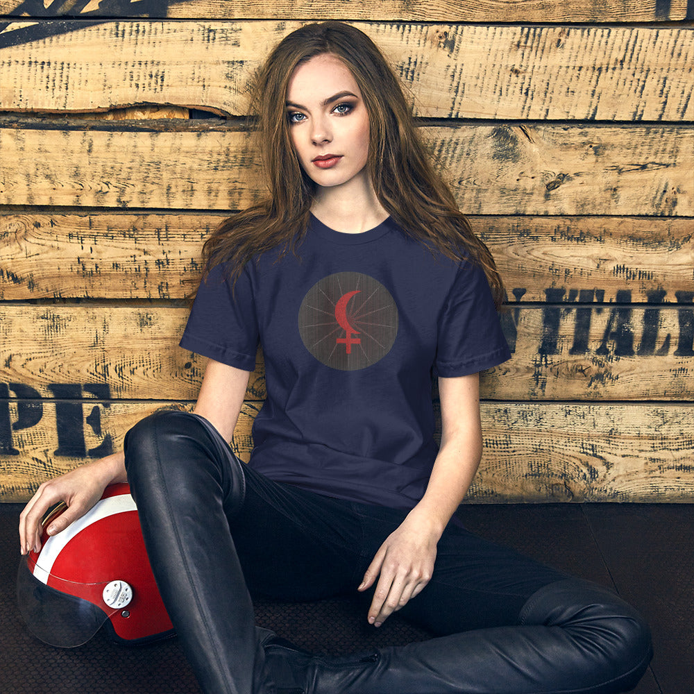 Dark Tredecim - Circle - Black Moon Lilith - Short-sleeve unisex t-shirt