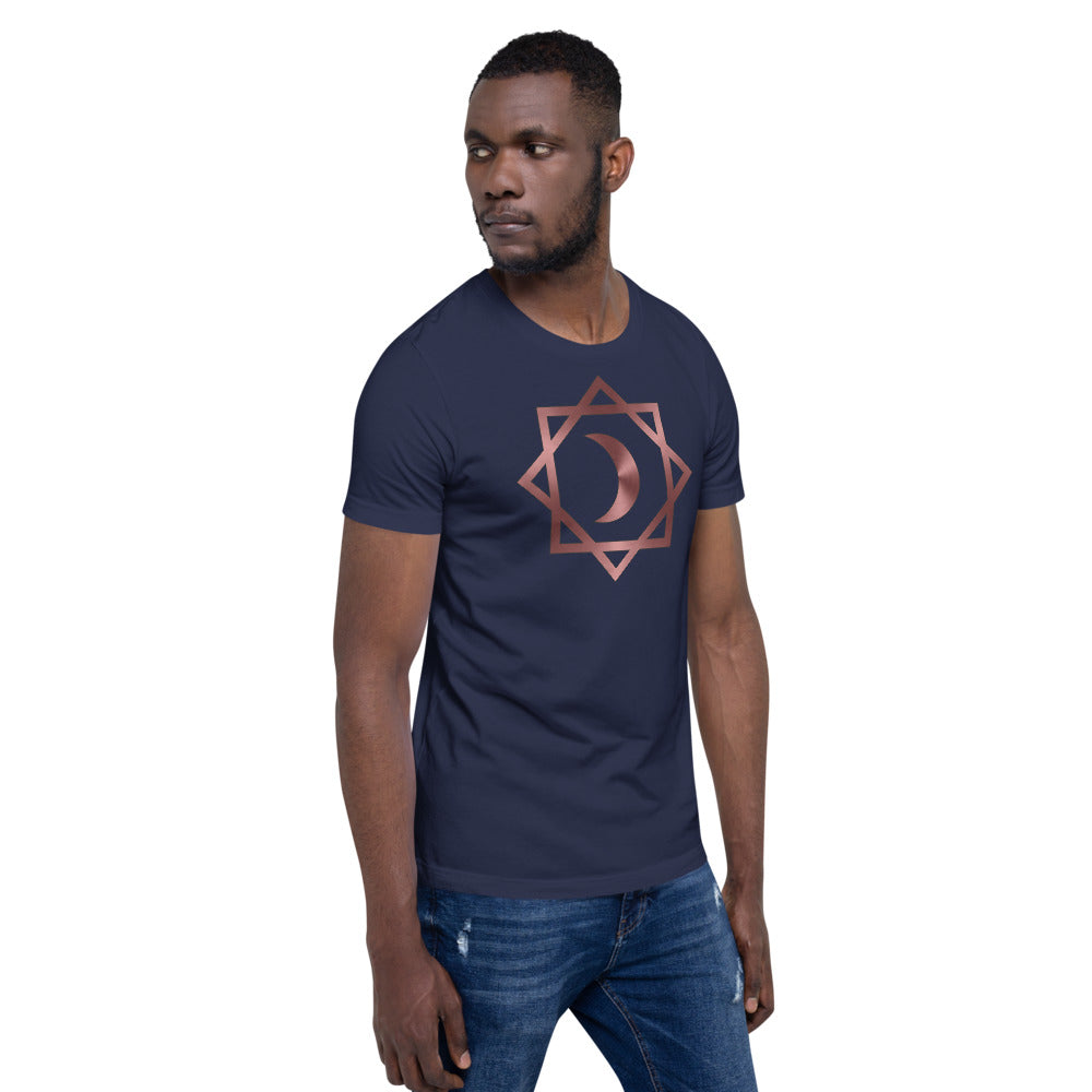 Metallic Zodiac Double-Box - Crimson Moon - Short-sleeve unisex t-shirt