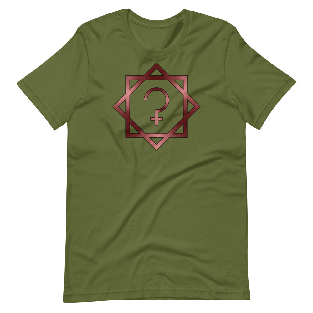 Metallic Zodiac Double-Box - Crimson Ceres - Short-sleeve unisex t-shirt