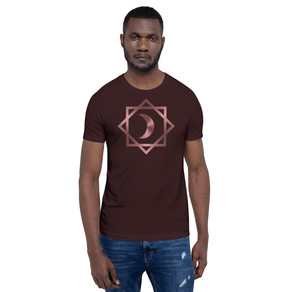 Metallic Zodiac Double-Box - Crimson Moon - Short-sleeve unisex t-shirt