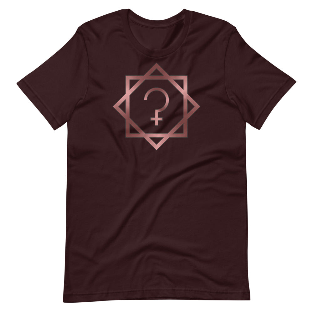 Metallic Zodiac Double-Box - Crimson Ceres - Short-sleeve unisex t-shirt