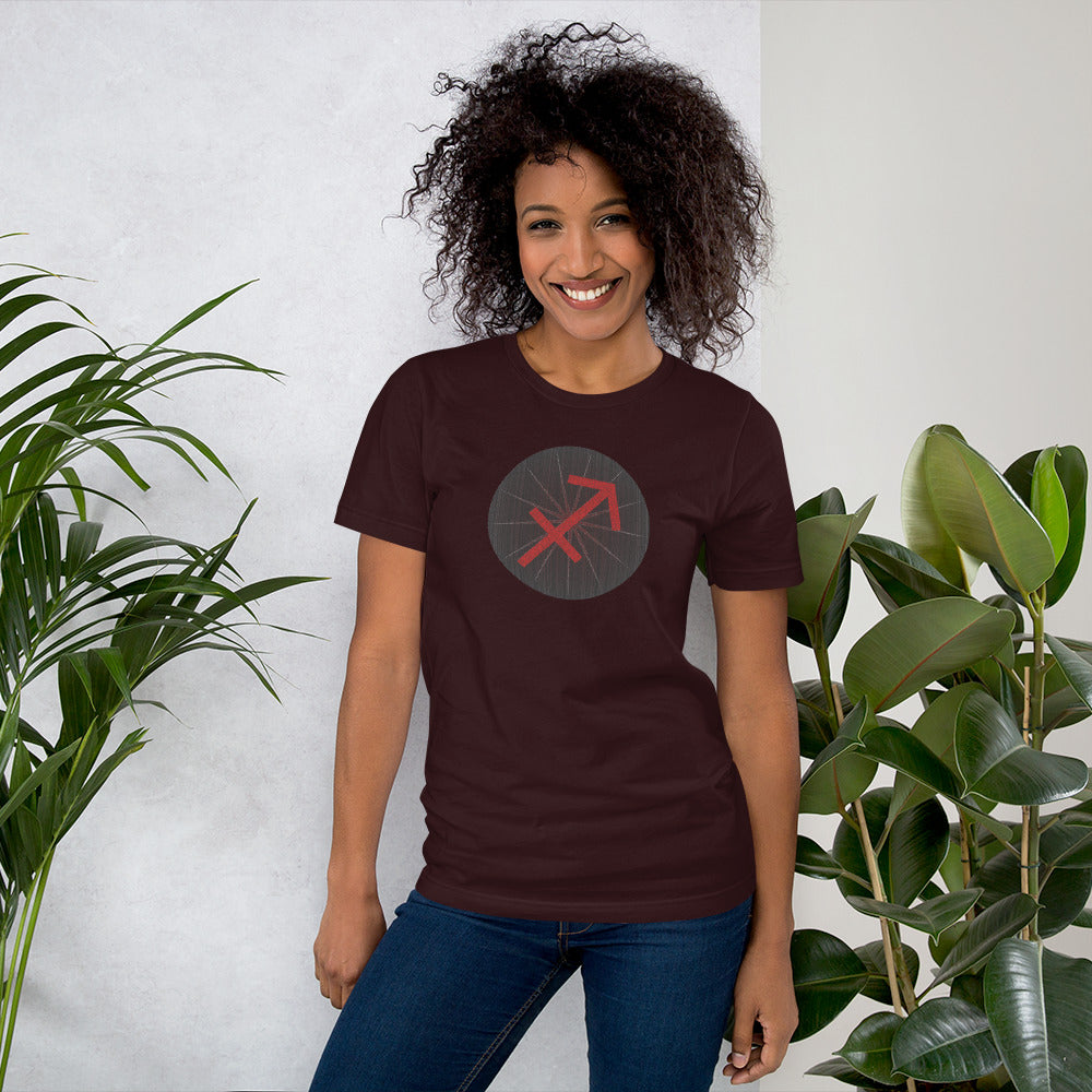 Dark Tredecim - Circle - Sagittarius - Short-sleeve unisex t-shirt