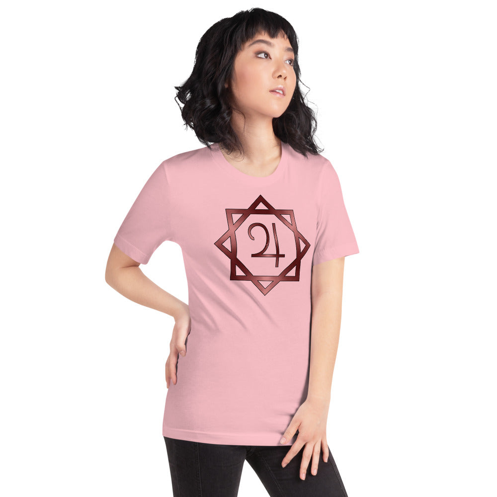 Metallic Zodiac Double-Box - Crimson Jupiter - Short-sleeve unisex t-shirt