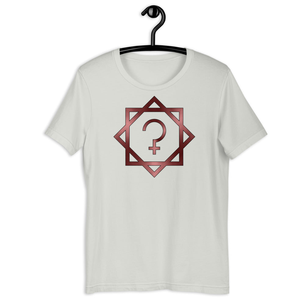 Metallic Zodiac Double-Box - Crimson Ceres - Short-sleeve unisex t-shirt