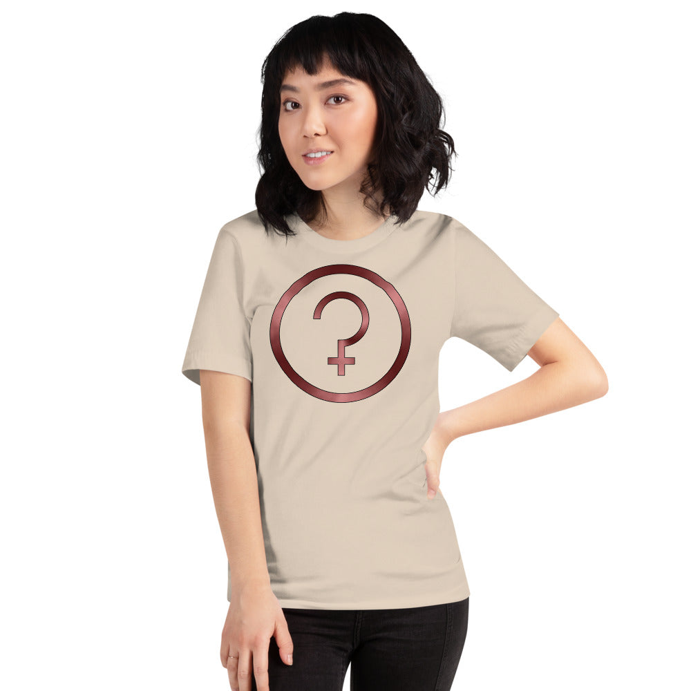Metallic Zodiac Circle - Crimson Ceres - Short-sleeve unisex t-shirt