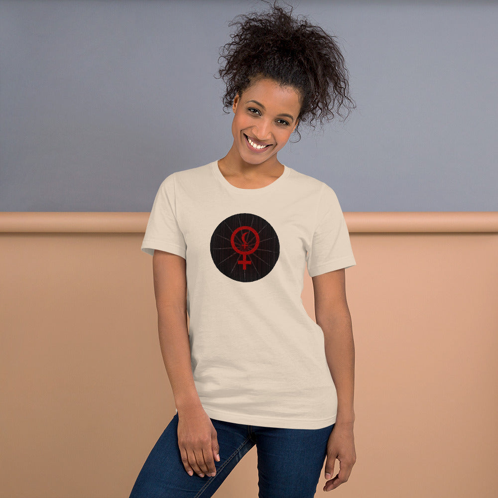 Dark Tredecim - Circle - Divine Feminine - Short-sleeve unisex t-shirt