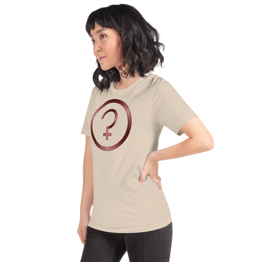 Metallic Zodiac Circle - Crimson Ceres - Short-sleeve unisex t-shirt