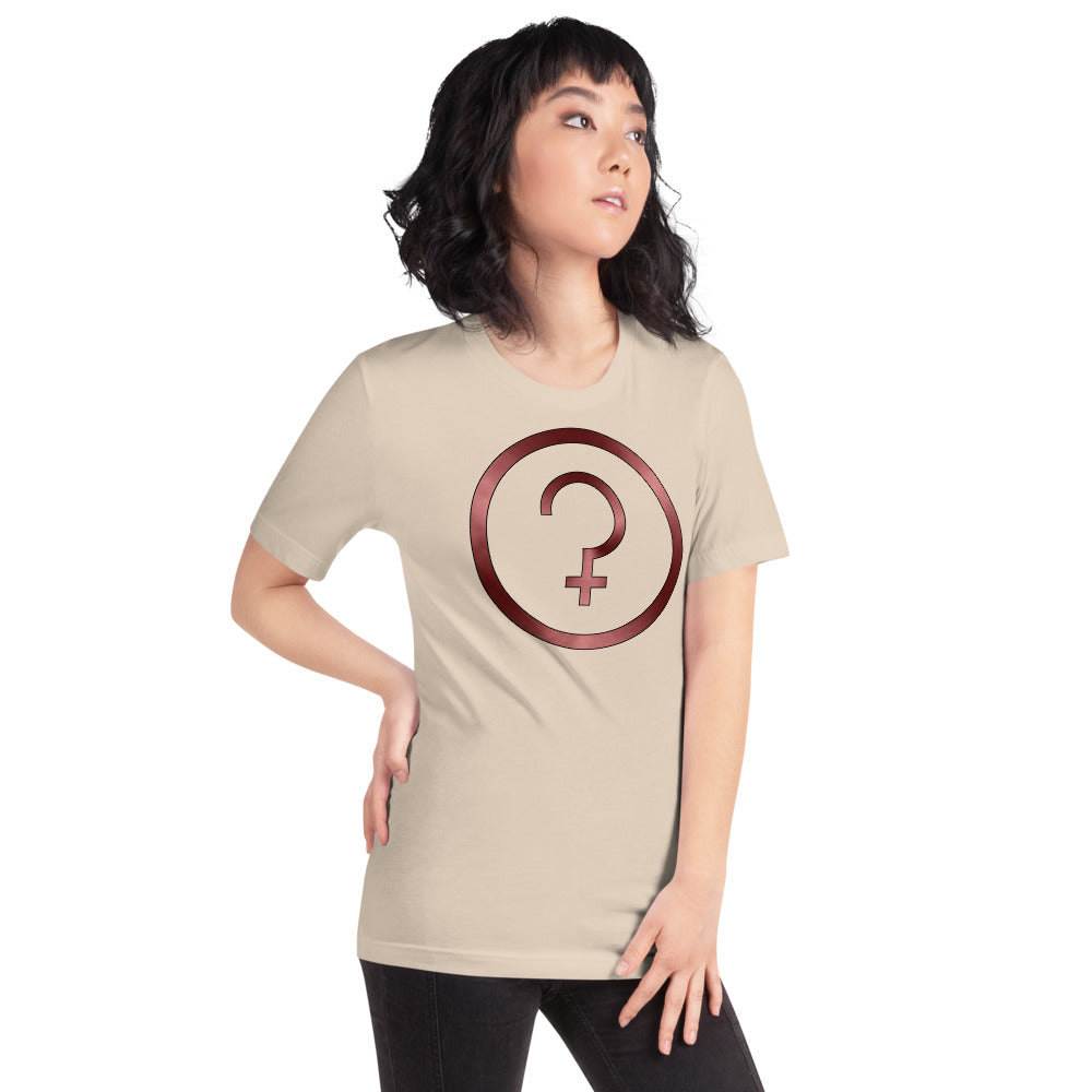 Metallic Zodiac Circle - Crimson Ceres - Short-sleeve unisex t-shirt