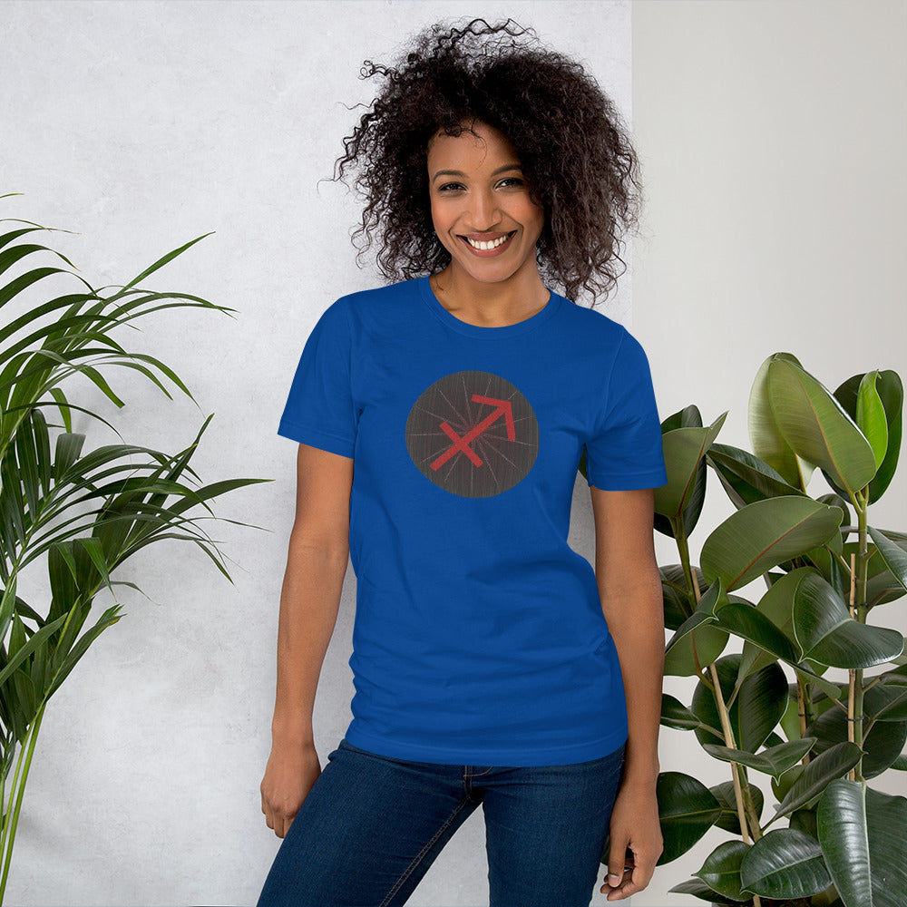 Dark Tredecim - Circle - Sagittarius - Short-sleeve unisex t-shirt