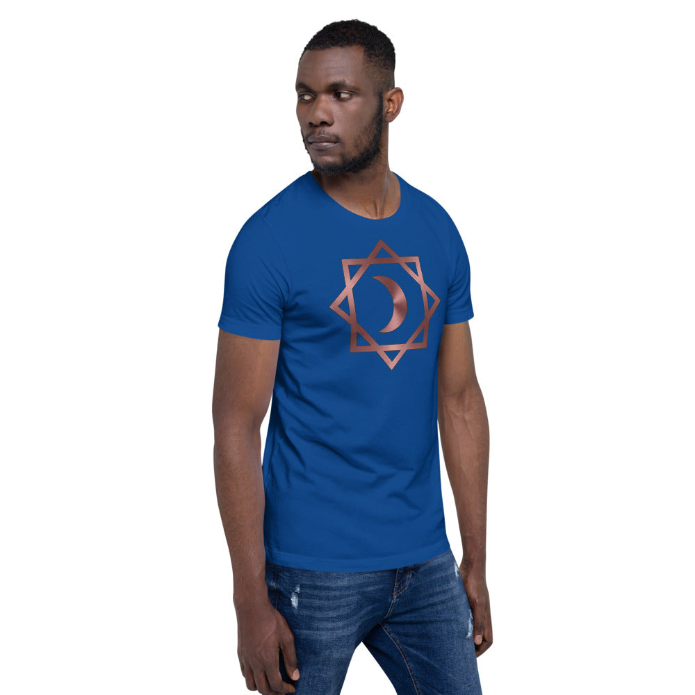 Metallic Zodiac Double-Box - Crimson Moon - Short-sleeve unisex t-shirt