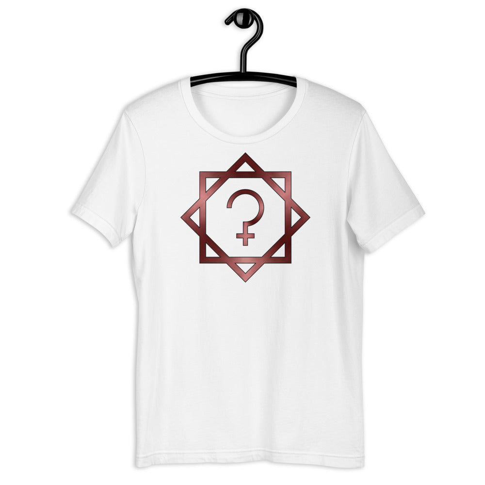 Metallic Zodiac Double-Box - Crimson Ceres - Short-sleeve unisex t-shirt