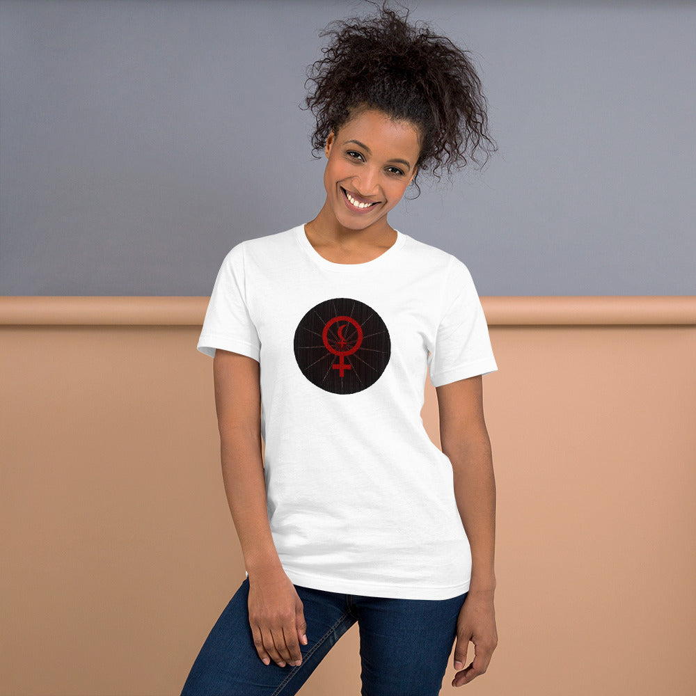 Dark Tredecim - Circle - Divine Feminine - Short-sleeve unisex t-shirt