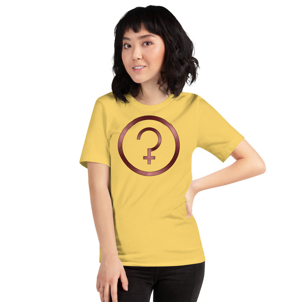 Metallic Zodiac Circle - Crimson Ceres - Short-sleeve unisex t-shirt