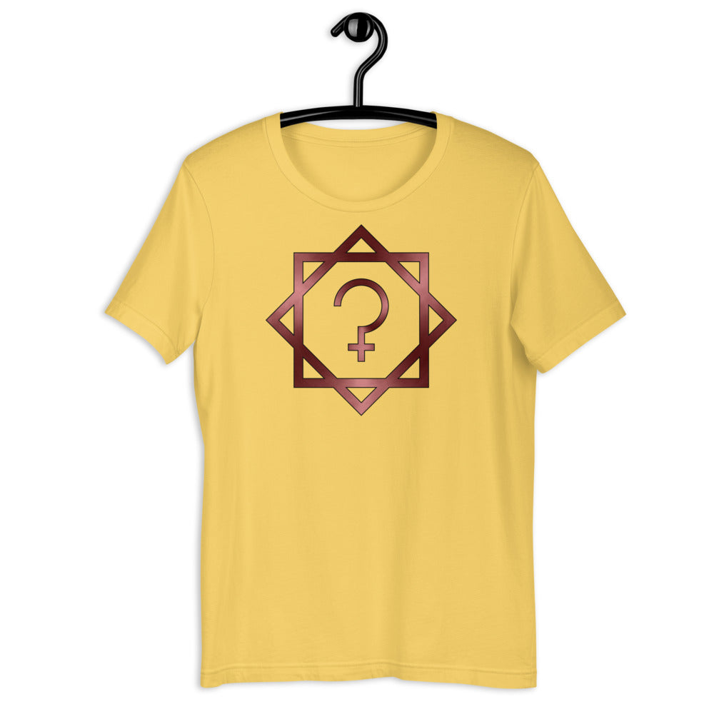 Metallic Zodiac Double-Box - Crimson Ceres - Short-sleeve unisex t-shirt