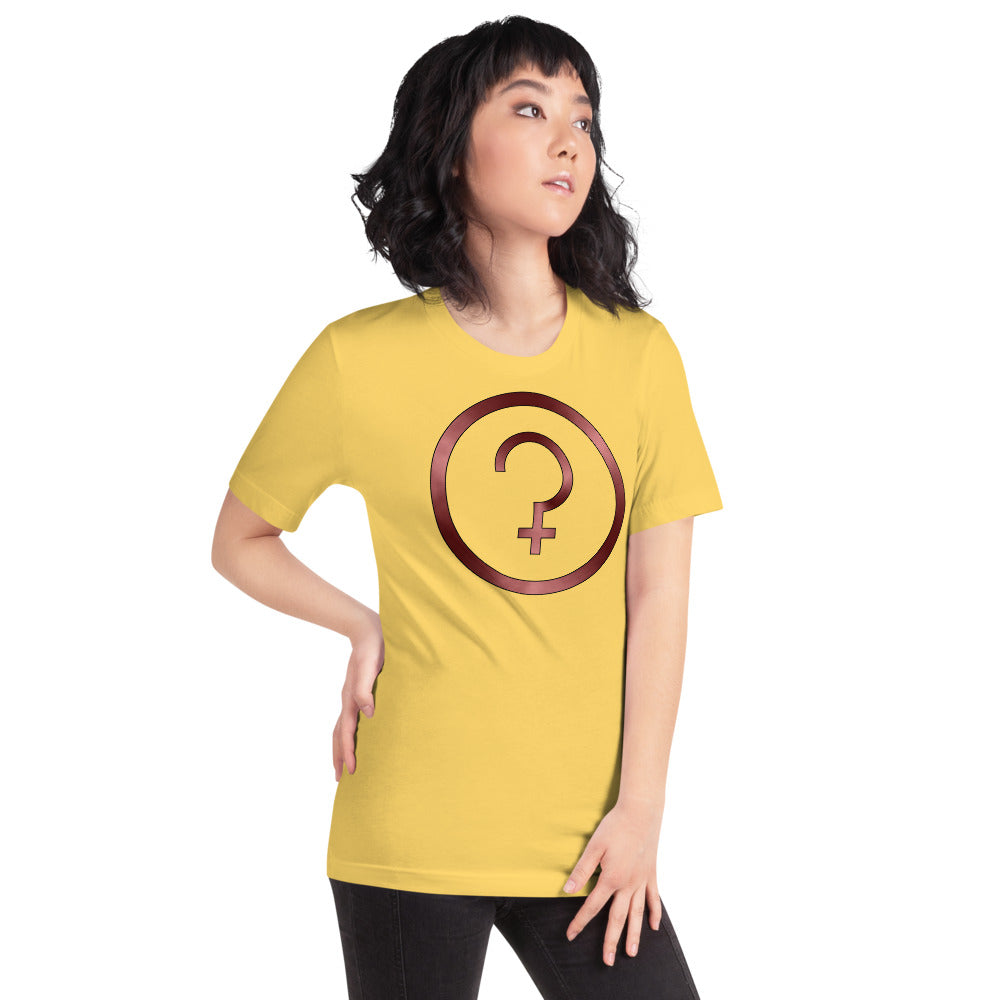 Metallic Zodiac Circle - Crimson Ceres - Short-sleeve unisex t-shirt