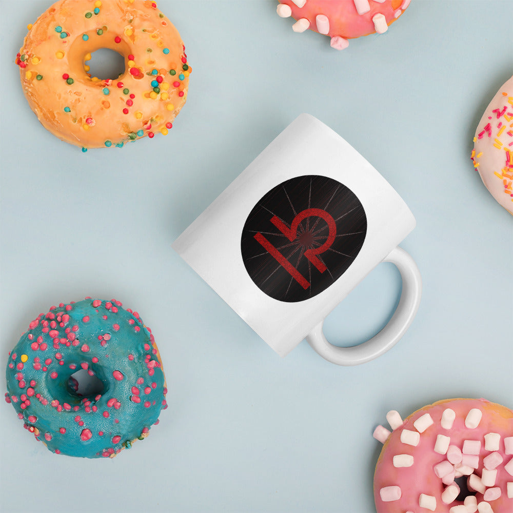 Dark Tredecim - Circle - Libra - White glossy mug