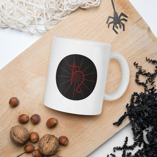 Dark Tredecim - Circle - Saturn - White glossy mug