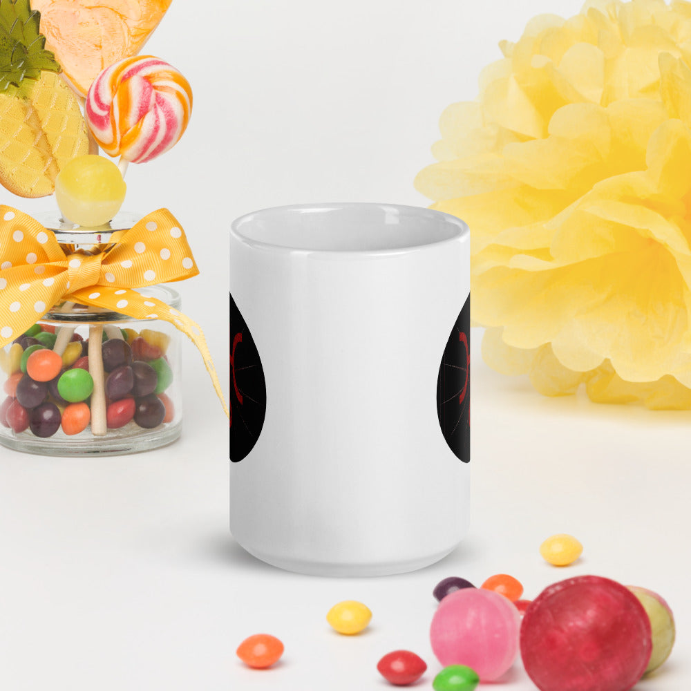 Dark Tredecim - Circle - Uranus - White glossy mug