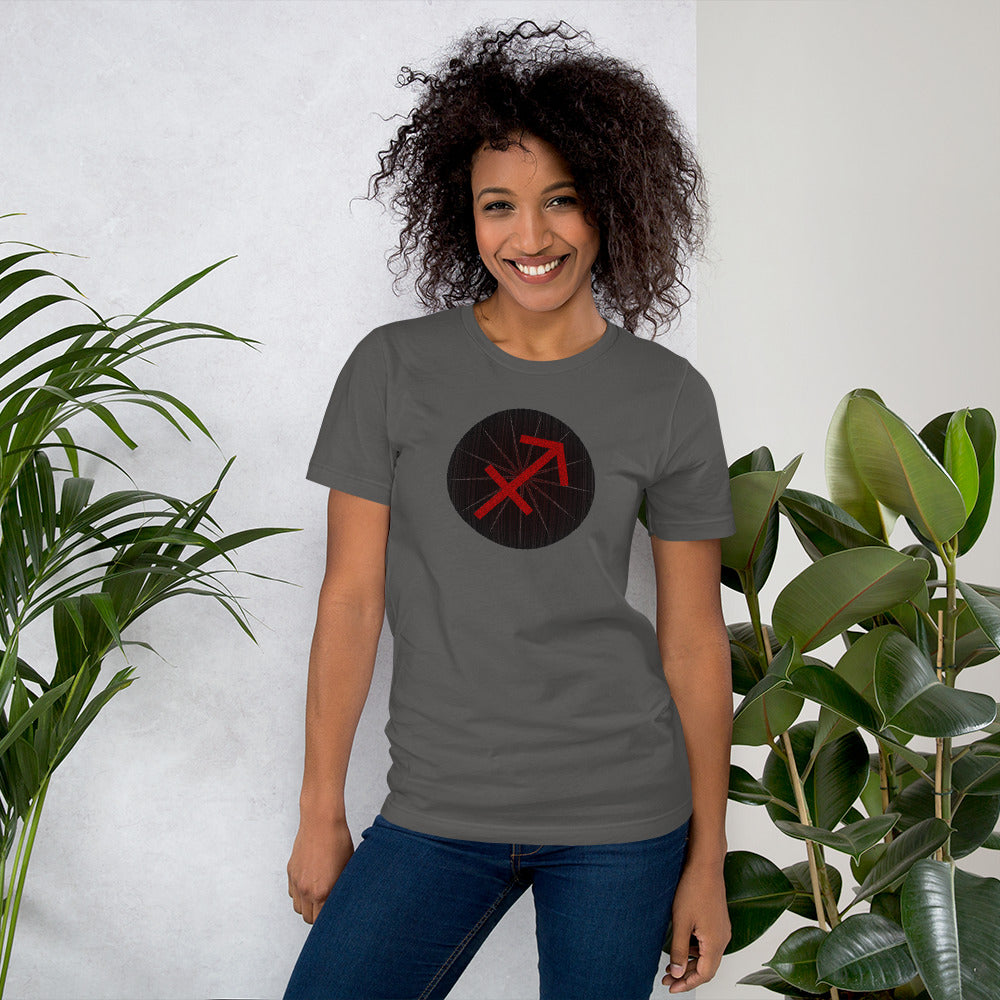Dark Tredecim - Circle - Sagittarius - Short-sleeve unisex t-shirt