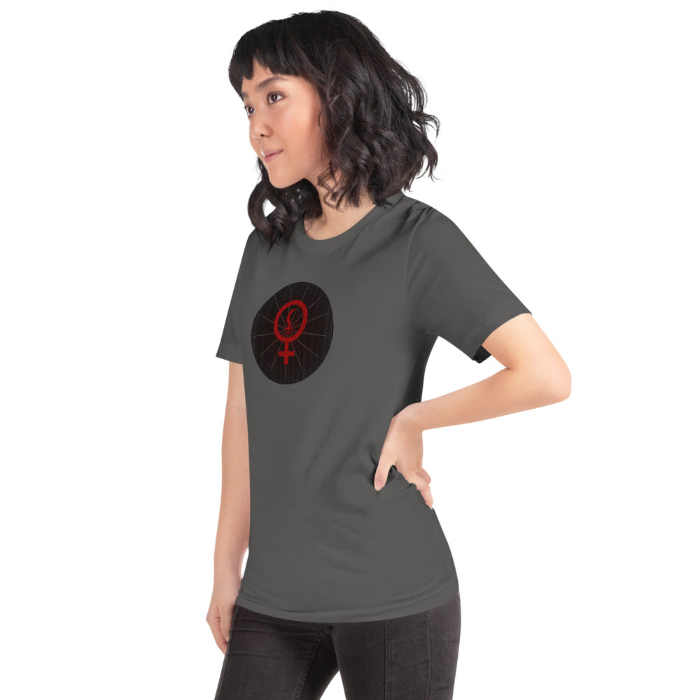 Dark Tredecim - Circle - Divine Feminine - Short-sleeve unisex t-shirt