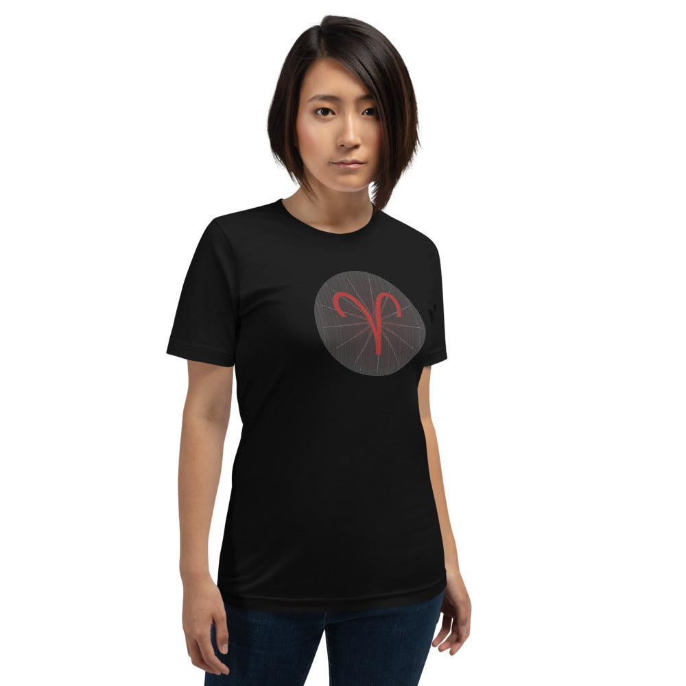 Dark Tredecim - Circle - Aries - Short-sleeve unisex t-shirt