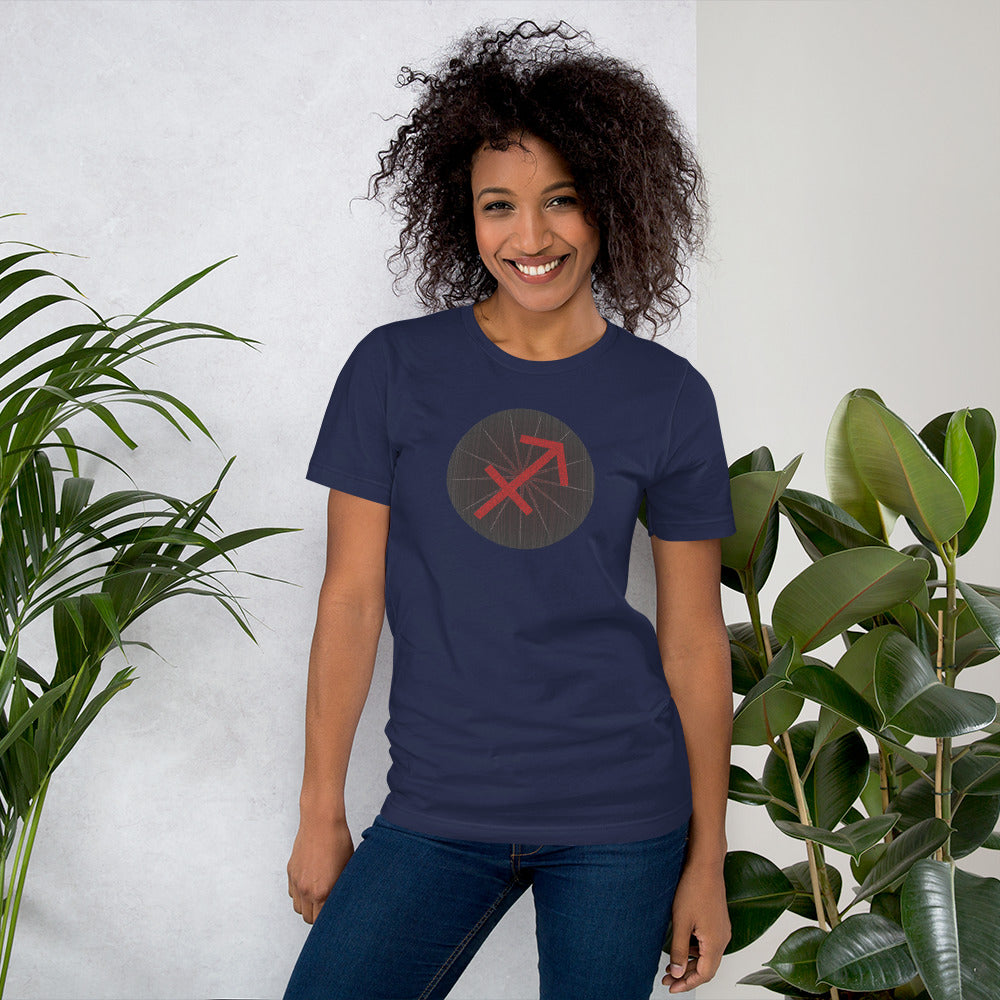 Dark Tredecim - Circle - Sagittarius - Short-sleeve unisex t-shirt