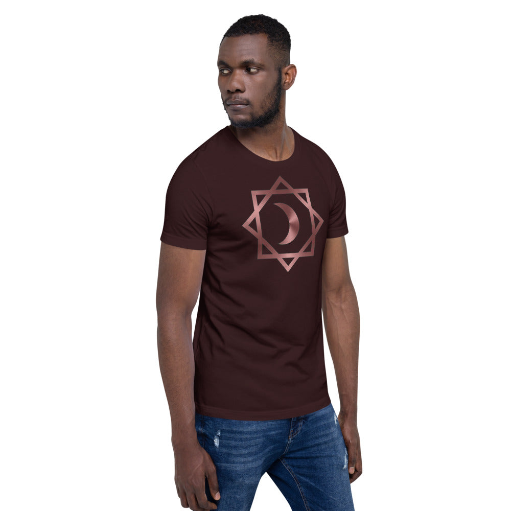 Metallic Zodiac Double-Box - Crimson Moon - Short-sleeve unisex t-shirt