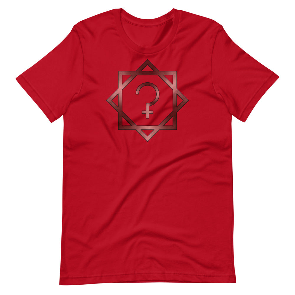 Metallic Zodiac Double-Box - Crimson Ceres - Short-sleeve unisex t-shirt